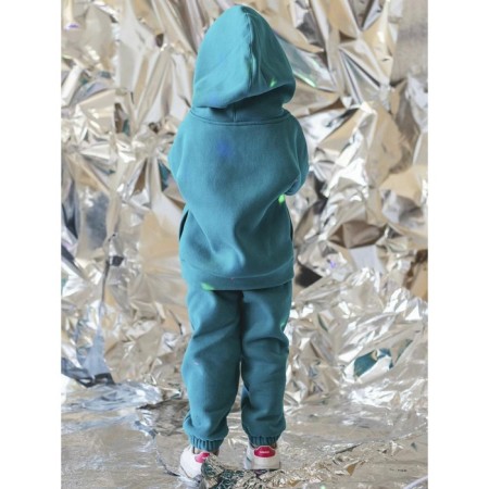 Set: Hoods and Pants "Pete", height 122 cm, emerald color-2