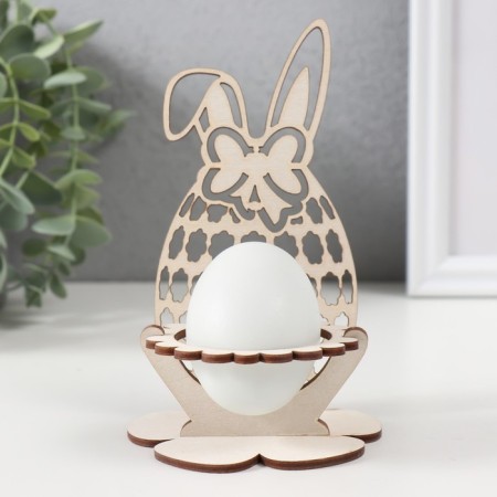 Starfish stand "Bunny" 8.8x8.8x14.5 cm (set 4 parts) white
