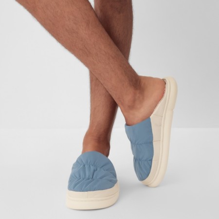 Male slippers, size 40-41, blue color-5