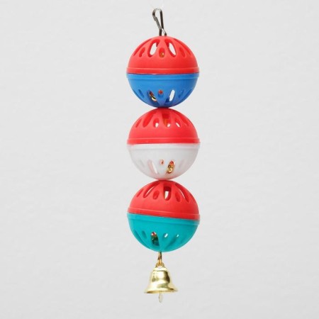 A toy for a parrot "Fun" with 3 balls, mix-2