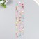Stick plastic rhinestones "Lace hearts" mix 7x30 cm