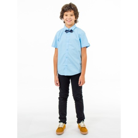 Pants for ISee boys, height 146-152 cm, black color