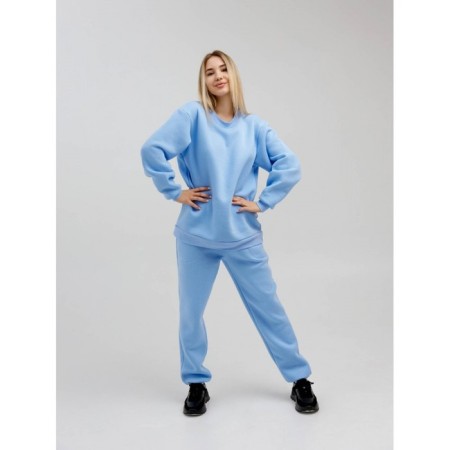 Women's sweel down with comb, size 52, blue color-13
