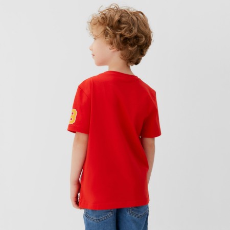 T-shirt Children's Mickey Mickey Mouse, height 110-116, red-3