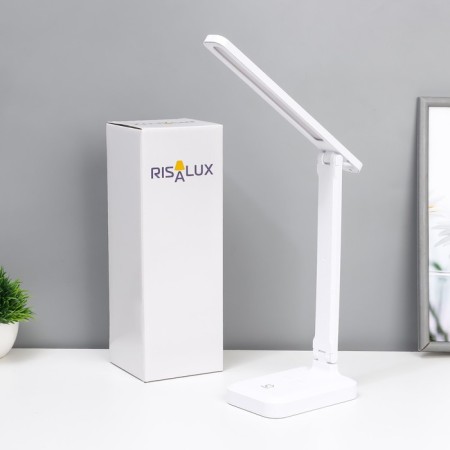 Sensory table lamp 16888/1 LED 5W 3000-6000K USB AKB White 29x55 cm Risalux-8