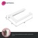 IDDIS Slide toilet paper holder, without cover, white matte