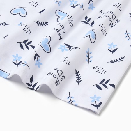 Night shirt female "soon mother", blue color, size 52-2