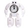 The robot "alarm", transforms, sound effects, white color