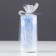 Candle - Merry Christmas Cylinder, 4.7 × 10 cm, blue