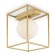Trinity chandelier, 1x25W G9, color gold