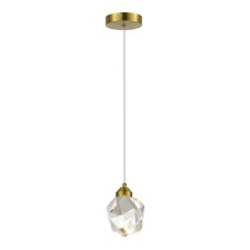 STL LUCE Sus. SL6114.203.01. CASCATO. 1x3 W, LED, 3000K, 330 LM, 12x12x100 cm, golden color