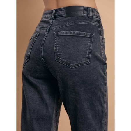 Women's jeans with a high landing CONTE Elegant Mom Fit, size m, color Washed Grey-3