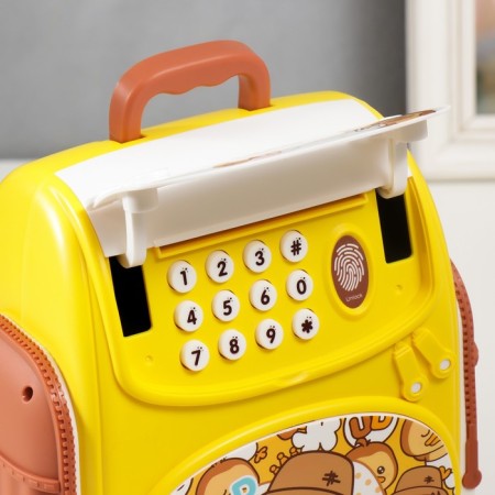 Pigpie Plastic "Backpack with a duckling" code castle, sound AA 18x10x19.8 cm-5
