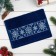 New Year's towel Taurus "Openland snowflakes" 30x60 cm, 100% cotton, 360g/m2
