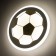 Sconces "Football" LED 27W 4000k black and white 30x30x5cm