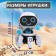 Villy Musical Robot, Russian voiceing, light effects, white color