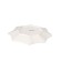 Serving share "Dracosha", 20 × 20 × 2.3 cm, white color