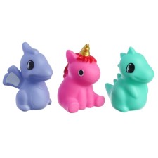 A set of rubber toys for the bath 