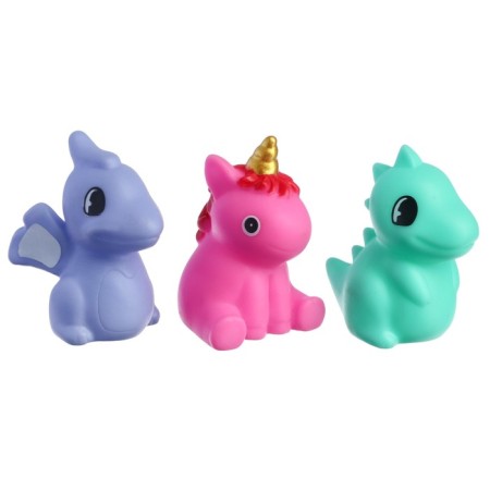 A set of rubber toys for the bath "kids dinosaurics", 3 pcs, crumb I