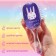 The comb is massage, wide, 6 × 18 cm, purple color