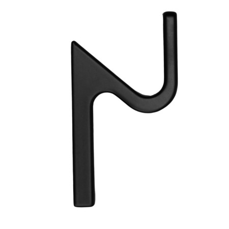 Furniture hook Cappio anemone, one -rod, black-3