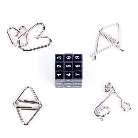 Metal puzzle "Secrets of the Community", a set of 5 pcs.-1