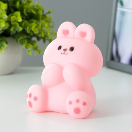 Night "Bunny" LED 2W from 3xlr44 batteries pink 7x9x11 cm Risalux