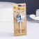 Candle in the cake on the skewer "Air ball. Star", number 1, 5.5 cm, silver