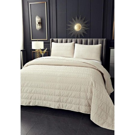 A set with a bedspread "Irma", size 160x220 cm, 50x70 cm, color milk-8