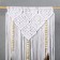 Dreams "Knitted Triangles" White 63x43 cm