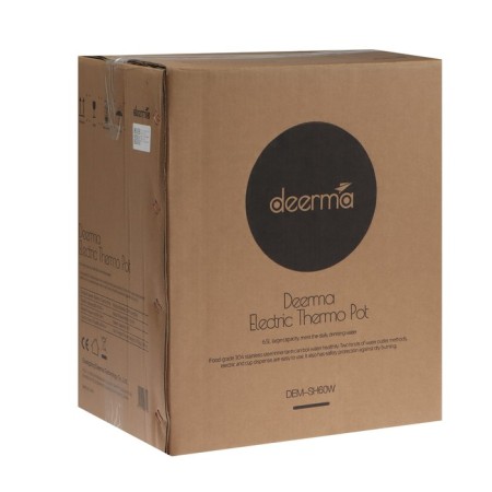 Thermopotes Deerma Dem-SH60W, 1100 W, 6.5 l, maintenance of temperature, white-gray-4