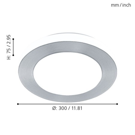 LED CARPI lamp, 1x11W LED, 3000K, 950LM, aluminum color-1