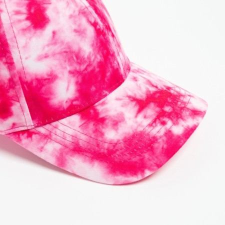Women's cap TIE-DYE MINAKU, Fuchsia color, size 54-56-1