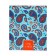 A set of notebooks of 5 pieces, 36 sheets in the Calligrata “Patterns” cage, covered cardboard, offset block