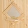 Mirror "Big Romb" with a shelf and hook, 24.5 × 24.5 cm