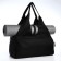 Sports bag for yoga, on lightning, 48*25*21 cm, black color