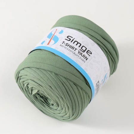 Knitted yarn secondary 90% cotton, 10% p/e, 100m/450 ± 50 g (moss) mix-2