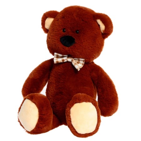 Soft toy Zoo with a bow "Bear", 40 cm-1