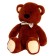 Soft toy Zoo with a bow "Bear", 40 cm
