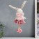 Souvenir "Bunny in the checkered skirt" mix 5x13 cm