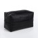 Cosmetic bag with lightning, black color