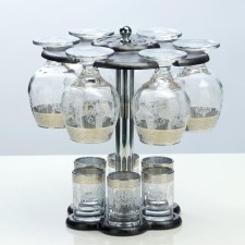 Mini-bar 12 Cognac items, engraving 350/50 ml