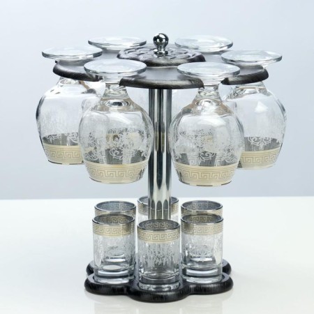 Mini-bar 12 Cognac items, engraving 350/50 ml