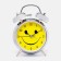 Alarm clock "Smile", D-11.5 cm, with backlight, chrome