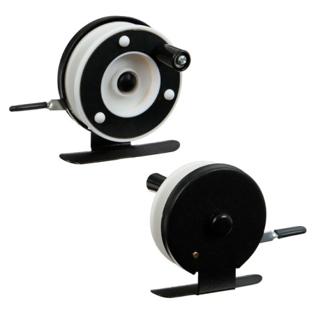 Inertial coil, metal plastic, diameter 5.7 cm, black white color, 601a-1