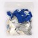 Airy ball "Happy Birthday!", 12 inch, latex, 25 pieces, blue tractor