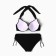 Separate female swimsuit, black color, size 54