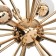 Modesta chandelier 12he27 gold 83x83x100 cm