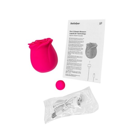 Vacuum-wave stimulator Satiffyer Pro 2 Classic Blossom, silicone, 6.6 cm-8