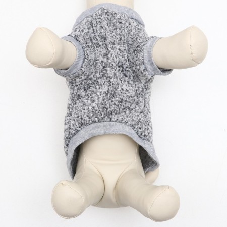 Melange sweater, size 2xl (DS 41, Osh 34, OG 55 cm), gray-4